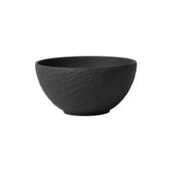 Villeroy & Boch 10-4239-1900 Ciotole da zuppa 0,6 L Rotondo Porcellana Nero 1 pz