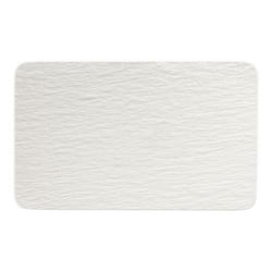 Villeroy & Boch Rock Blanc Porcellana Bianco Rettangolare Piastra in ardesia