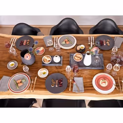 Villeroy & Boch Rock Porcellana Bianco Quadrato Piastra in ardesia