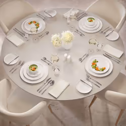 Villeroy & Boch Afina Piatto da dessert Rotondo Porcellana Bianco 1 pz - Vista aggiuntiva 4