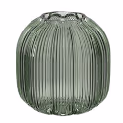 Villeroy & Boch 1173370946, Vaso a forma rotonda, Vetro, Verde, Verde, Tavolo, Interno