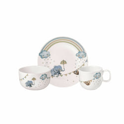 Villeroy & Boch Boho kids servizio da tavola 3 pz Porcellana Multicolore, Bianco