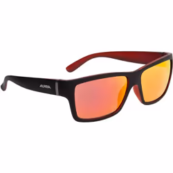 Alpina Sports KACEY, Adulto, Unisex, Montatura piena, Nero, Nero, Rosso, Arancione