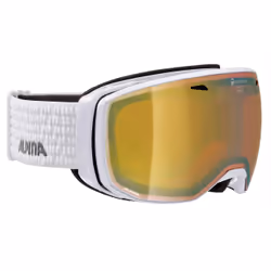 Alpina ESTETICA QHM, Doppia lente, Unisex, Vetri sferici, Bianco, Arancione, Mirror gold