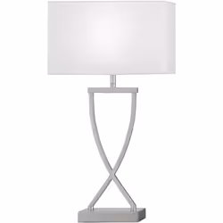 Fischer & Honsel Lampada da tavolo Anni, lampada da tavolo con paralume in tessuto e struttura elaborata, lampada da scrivani ...