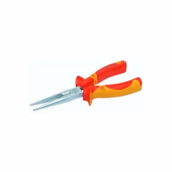Finitura: testa cromata opaca e manici antiscivolo a 2 componenti VDE rosso/giallo. DIN ISO 5745