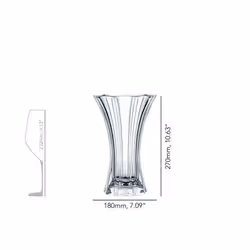 Nachtmann Saphier Vase vaso Altro Vetro Trasparente - Vista aggiuntiva 4