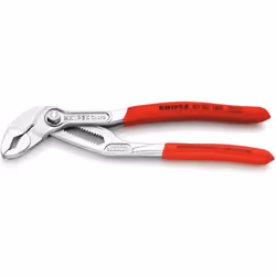 87 03 180 KNIPEX Cobra® Regolazione mediante pressione sul pulsante direttamente sul pezzo in lavorazione. Regolazione fine,  ...