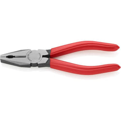 Knipex - Pinza universale bonderizzata nera, rivestiti in resina sintetica 160 mm (confezione self-service/blister) 03 01 160 sb