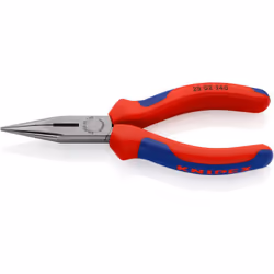 25 02 140 SB Pinza per meccanica - con becchi mezzotondi con tronchese Adatte per lavori di presa e taglio nel campo della me ...