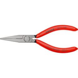 Knipex - Pinza per Meccanica - a Becchi Lunghi Bonderizzata Nera, Rivestiti in Resina Sintetica 140 Mm (Confezione Self-Service/Blister) 30 11 140 Sb