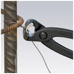 Knipex - Tenaglia (Pinza per Ferraioli e Cementisti) Bonderizzata Nera 250 Mm (Confezione Self-Service/Blister) 99 00 250 Sb