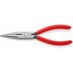 Knipex - Pinza per meccanica, con becchi mezzotondi con tronchese, pinza per radiotecnici, 160 mm, 25 01 160