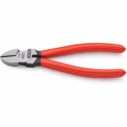 Knipex 70 01 160, Pinze diagonali, Acciaio al cromo vanadio, Plastica, Rosso, 160 mm, 171 g