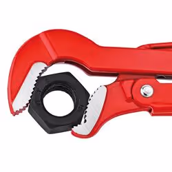 Knipex 83 30 015 chiave per tubi Rosso, Acciaio inox Rosso 6 cm Chiave inglese svedese Acciaio al cromo vanadio - Vista aggiuntiva 4