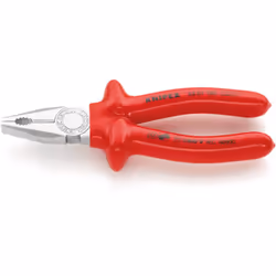 03 07 180 Pinza universale Con zone di presa per materiale piano e tondo, per un impiego versatile. Con taglienti per filo me ...