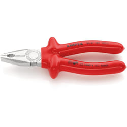 Knipex - 03 07 180 Pinza universale isolati ad immersione, collaudati vde cromata 180 mm