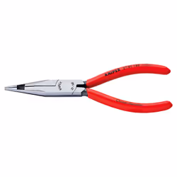 Knipex 27 01 160, Pinze a becco lungo, Acciaio al cromo vanadio, Plastica, Rosso, 160 mm, 120 g