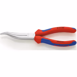 38 35 200 Pinza per meccanica Punte resistenti alla torsione. becchi piegati a gomito, mezzotondi. - : 9,5mm - Larghezza punt ...
