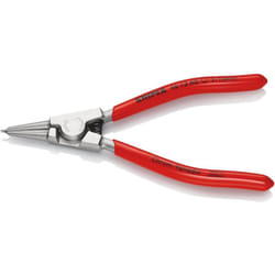 Knipex - 46 13 A0 Pinza per anelli di sicurezza per anelli di sicurezza esterni su alberi rivestiti in resina sintetica cromata 140 mm