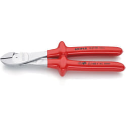 Knipex - 74 07 250 Tronchese laterale per meccanica tipo forte isolati ad immersione, collaudati vde cromata 250 mm