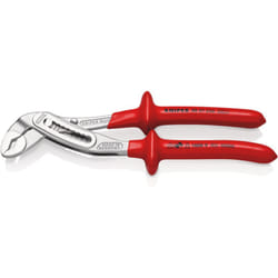 Knipex - 88 07 250 Alligator® Pinza regolabile per tubi e dadi isolati ad immersione, collaudati vde cromata 250 mm