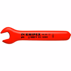 98 00 12 Chiave a forchetta Angolazione della testa: 15°. Utensile di base cromato. - Apertura chiave: 12mm - Lunghezza l max ...
