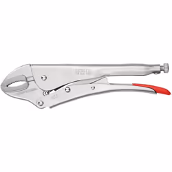 41 04 300 Pinza regolabile a morsetto Presa sicura di materiale piatto o sagomato. Per alta sollecitazione. Con regolazione a ...