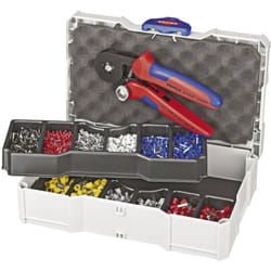Knipex 97 90 09 pinza crimpatrice Blu, Rosso