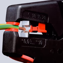 Knipex 12 40 200 SB pinza spellacavi Nero - Vista aggiuntiva 4