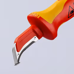 Knipex 98 55 SB Taglierino Rosso, Giallo Coltello a lama fissa - Vista aggiuntiva 4