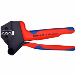 Knipex 97 43 200 pinza crimpatrice Blu, Rosso - Vista aggiuntiva 2