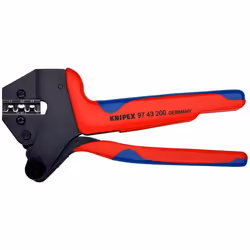 Knipex 97 43 200 pinza crimpatrice Blu, Rosso - Vista aggiuntiva 3