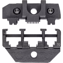97 49 70 Matrice di crimpaggio Applicazione: connettori tipo western 4/6/8 pin RJ 10, 11, 12, 45. - Applicazione: connettori ...