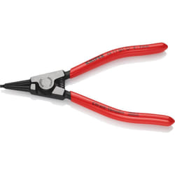 Knipex - 46 11 G1 Pinza per anelli di sicurezza per anelli di presa su alberi rivestiti in resina sintetica bonderizzata nera 140 mm