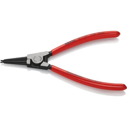 Knipex - 46 11 G4 Pinza per anelli di sicurezza per anelli di presa su alberi rivestiti in resina sintetica bonderizzata nera 180 mm