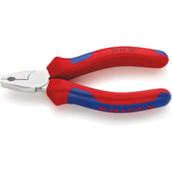 Knipex - 08 05 110 Pinza universale tascabile rivestiti in materiale bicomponente cromata 110 mm