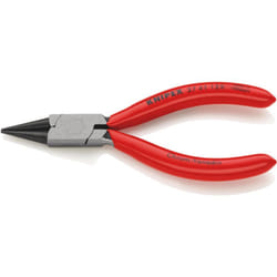 Knipex - 37 41 125 Pinza prensile per meccanica fine rivestiti in resina sintetica bonderizzata nera 125 mm