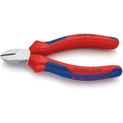 Knipex - 70 05 125 Tronchese laterale per meccanica rivestiti in materiale bicomponente cromata 125 mm