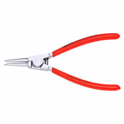 Knipex 46 13 A1, Pinze per rondella di tenuta, Acciaio al cromo vanadio, Plastica, Rosso, 140 mm, 82 g