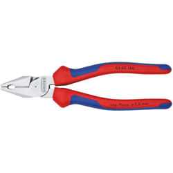 Knipex - 02 05 180 Pinza universale tipo forte rivestiti in materiale bicomponente cromata 180 mm