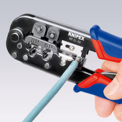 Knipex 97 51 10 Crimpatrice Nero, Blu, Rosso - Vista aggiuntiva 5