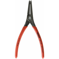 Knipex - Pinza di Precisione per Anelli di Sicurezza Esterni Su Alberi Bonderizzata Grigia, Rivestiti in Resina Sintetica Antiscivolo 225 Mm
