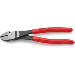 74 21 200 Tronchese laterale per meccanica tipo forte rivestiti in resina sintetica bonderizzata nera 200 mm