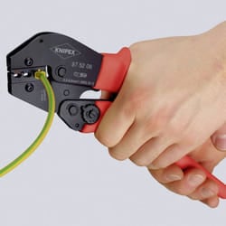 Knipex - 97 52 23 Pinza crimpatrice Capocorda non isolato, Connettore a spina 16 fino a 25 mm²