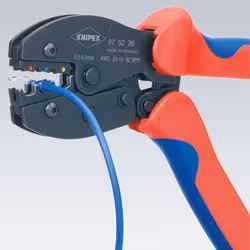 Knipex PreciForce Crimpatrice Nero, Blu, Rosso