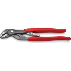 Knipex - 85 01 250 SmartGrip® Pinza regolabile per tubi e dadi con regolazione automatica rivestiti in resina sintetica bonderizzata grigia 250 mm