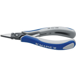 Knipex - 34 12 130 Pinza di precisione speciale per elettronica rivestiti in materiale bicomponente brunita 135 mm