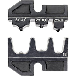 Knipex - 97 49 18 Matrice di crimpaggio Doppino 6 fino a 16 mm² Adatto per marchio (Pinze) 97 43 200, 97 43 e, 97
