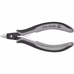 79 62 125 ESD Tronchese laterale di precisione per elettronica ESD esecuzione a dispersione elettrica - dissipativa. Pinze pa ...